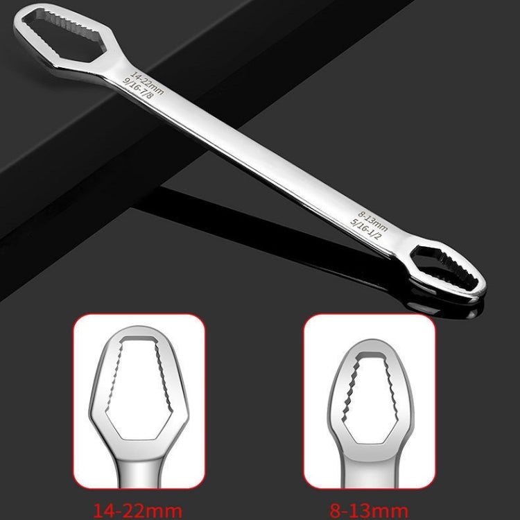 Multi-Function Plum Wrench Open Adjustment Double-Headed Self-Tightening Wrench