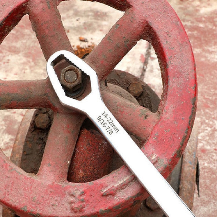 Multi-Function Plum Wrench Open Adjustment Double-Headed Self-Tightening Wrench