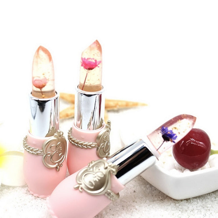 Transparent Changed Color Moisturizer Jelly Flower Long-lasting Lipbalm