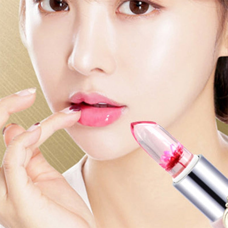 Transparent Changed Color Moisturizer Jelly Flower Long-lasting Lipbalm