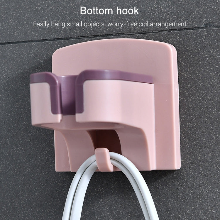 Bathroom Hair Dryer Storage Rack Wall-Mounted Shelf