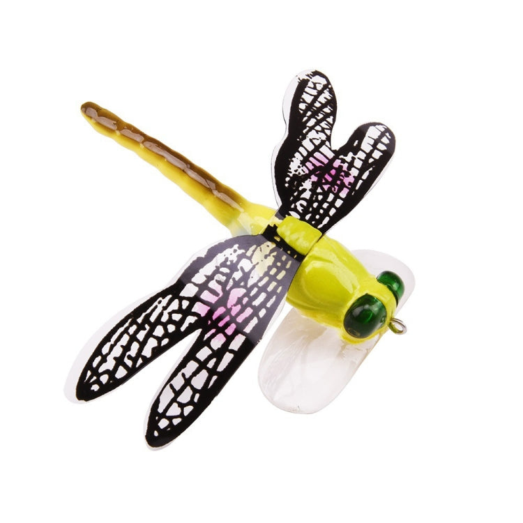 QT01 7cm / 6g Flying Fishing Bait Long Hook Bionic Dragonfly Bait