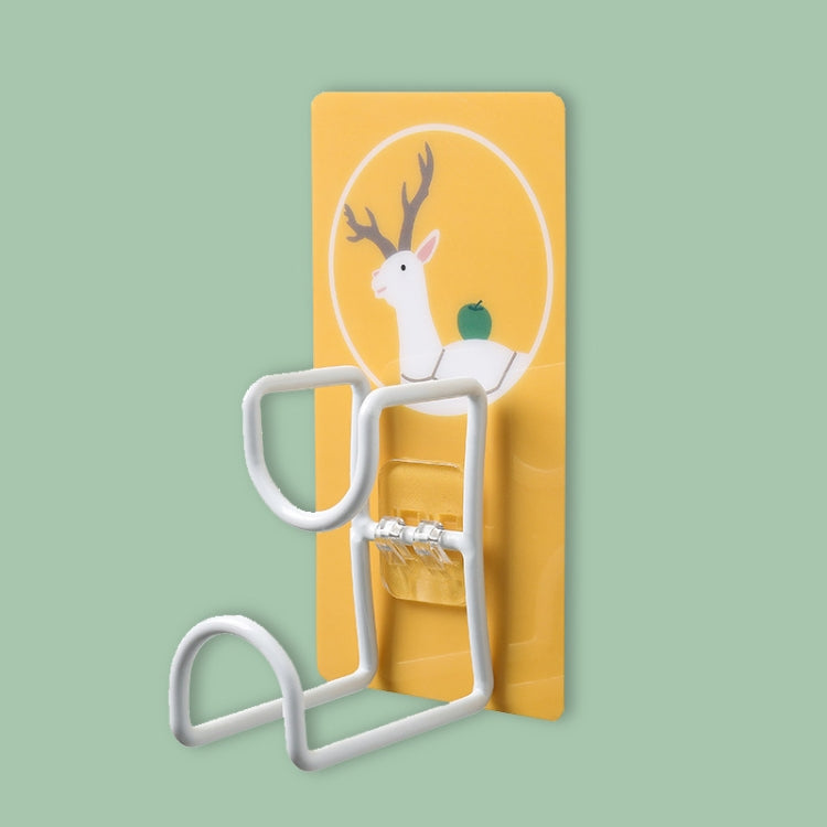 2 PCS JM028 Household Bathroom Non-Perforated Washbasin Hook Kitchen Cutting Board Seamless Hangable Storage Rack