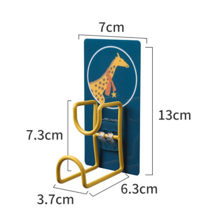 2 PCS JM028 Household Bathroom Non-Perforated Washbasin Hook Kitchen Cutting Board Seamless Hangable Storage Rack