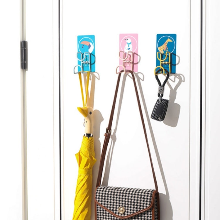 2 PCS JM028 Household Bathroom Non-Perforated Washbasin Hook Kitchen Cutting Board Seamless Hangable Storage Rack