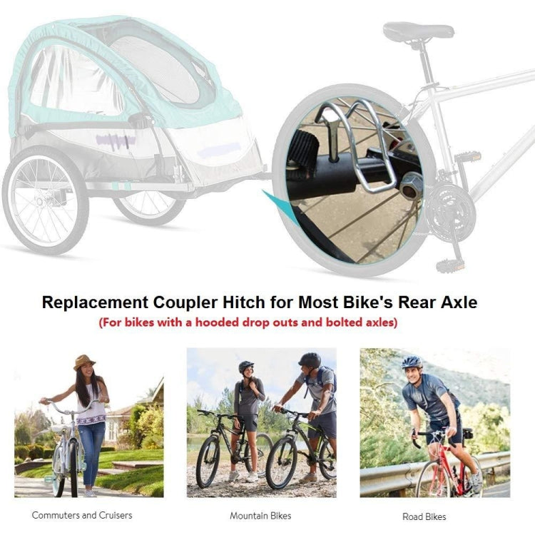 Baby Pet Debris Bicycle Trailer Accessories Traction Head, Style: Without Buckle