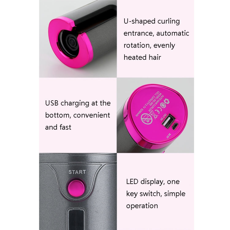 Portable USB Charging Wireless Curler Lazy Automatic Curling Rod