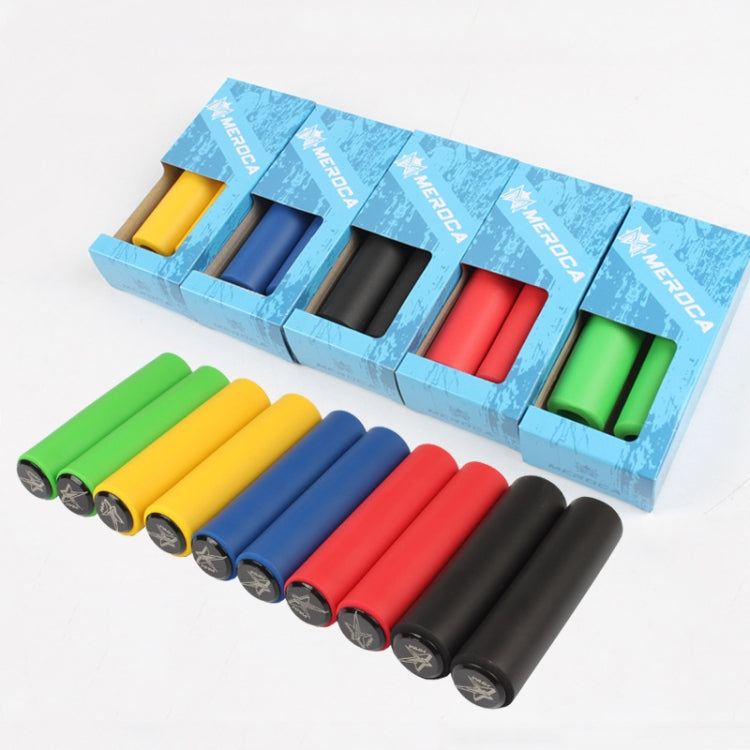 MEROCA Mountain Bike Grip Cover Shock Absorbic Silicone Handlebar Sponge Cover