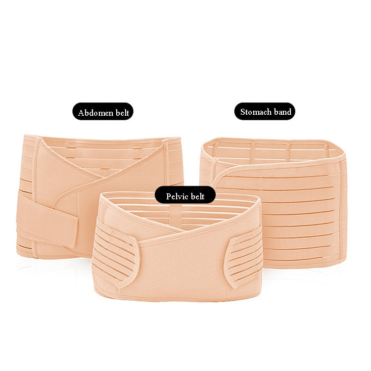 Three-Piece Abdomen Belt Set Elastic Postpartum Abdomen Belt Maternity Corset Belt Waist Belt For Caesarean Section