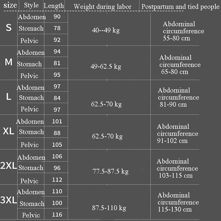 Three-Piece Abdomen Belt Set Elastic Postpartum Abdomen Belt Maternity Corset Belt Waist Belt For Caesarean Section