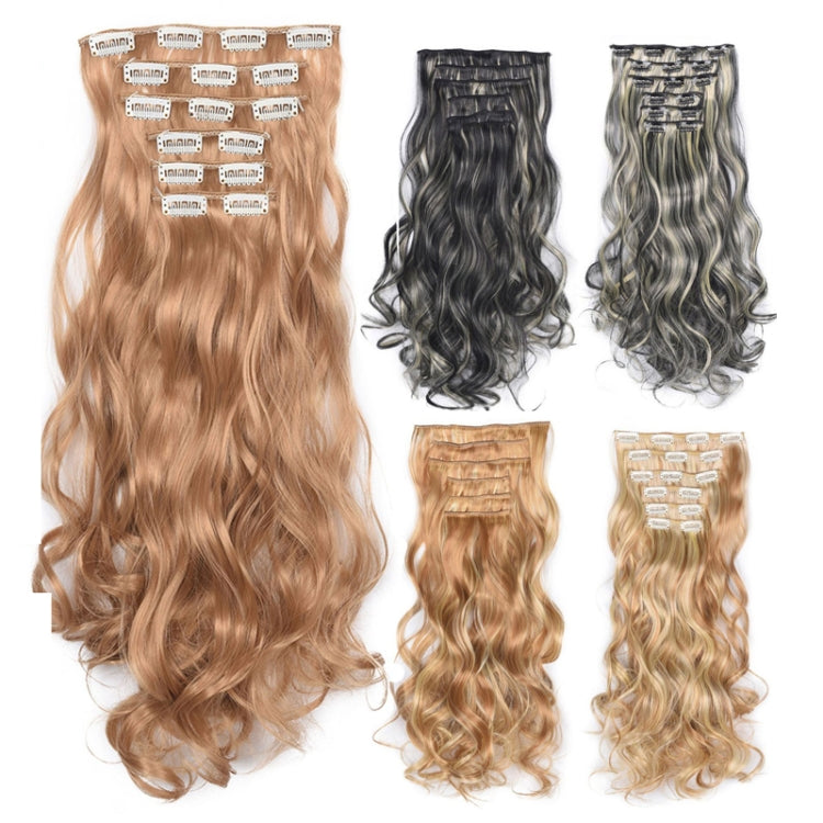 6 in 1 Wig Piece Long Curly Hair Wig Extension Piece