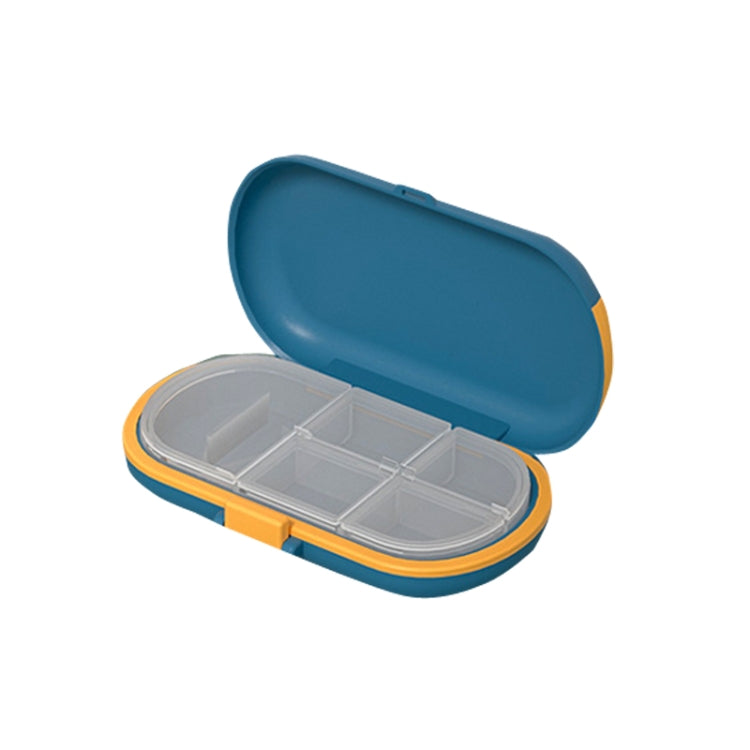 HW073 Portable Cut Medicine Large-capacity Pill Box Compartment Sealed Small Pill Box