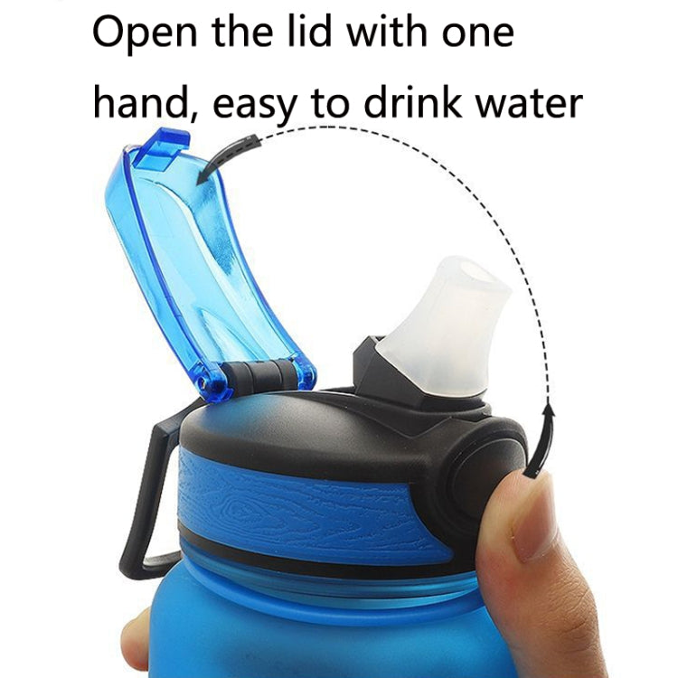 1L Tritan Plastic Gradient Color Cup Outdoor Large Capacity Sports Kettle