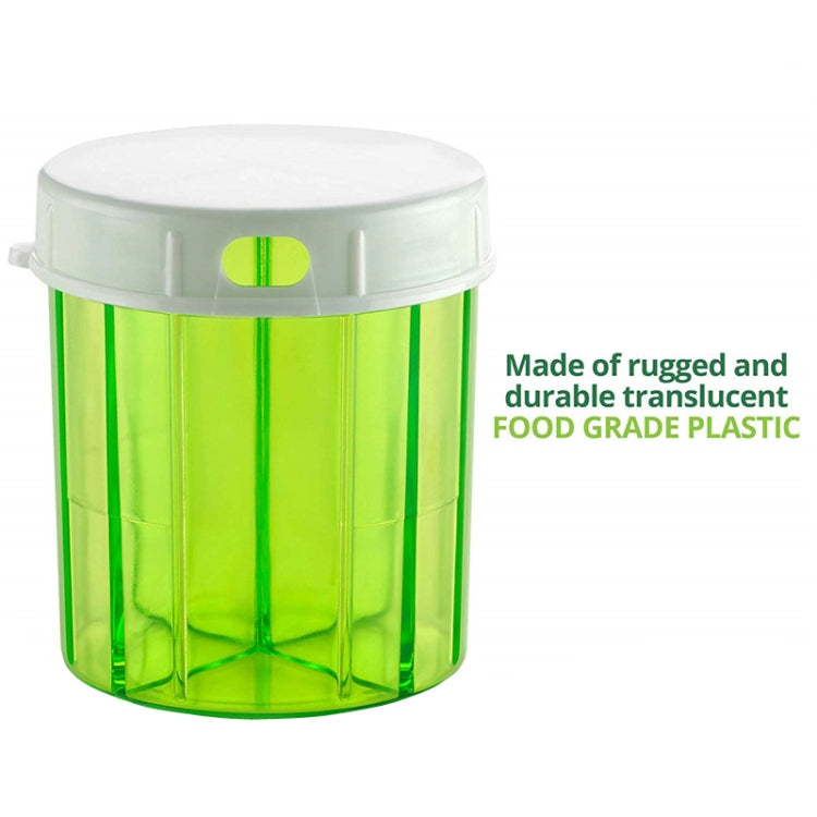 S-052 Round Transparent Plastic Pill Box Storage Box