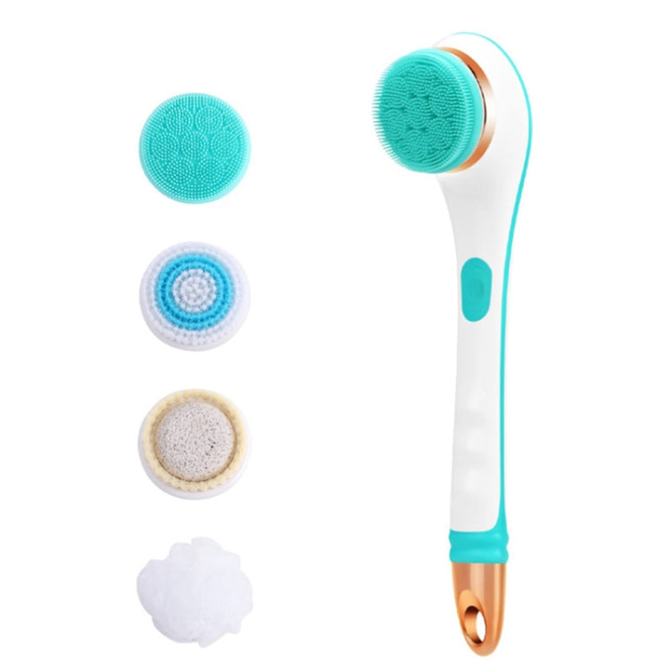 Electric Bath Massage Brush 4 In 1 Multi-Function Long-Handled Scrubbing Device
