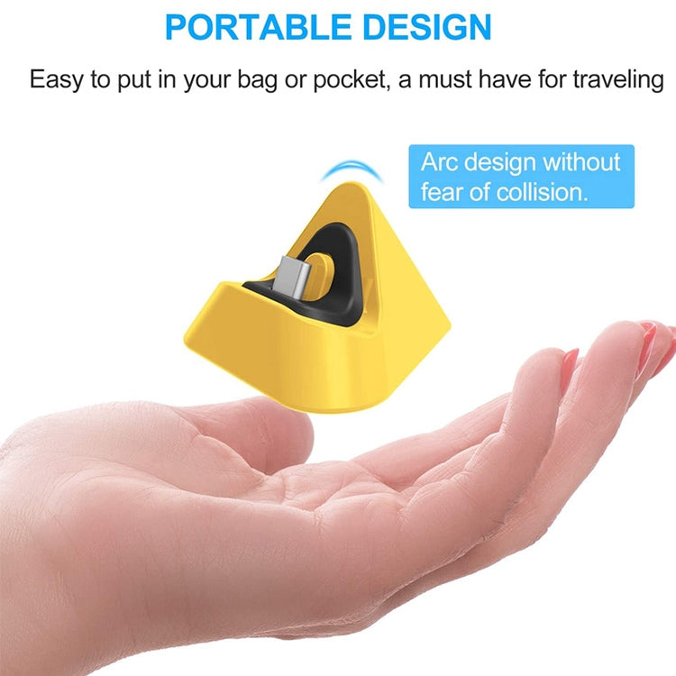 2 PCS DOBE TNS-19062 Host Charging Bottom Portable Triangle Game Console Charger For Switch / Lite