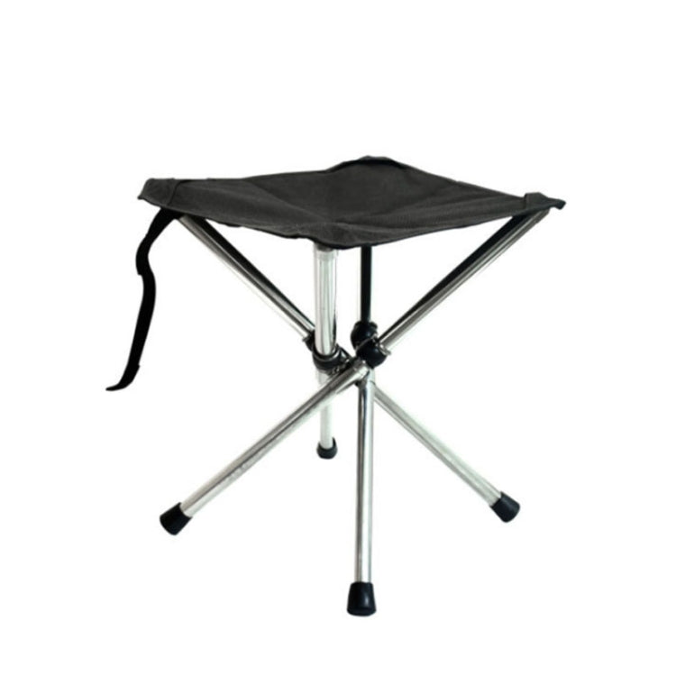 Outdoor Retractable Portable Stainless Steel Stool Camping Beach Fishing Folding Chair, Spec: