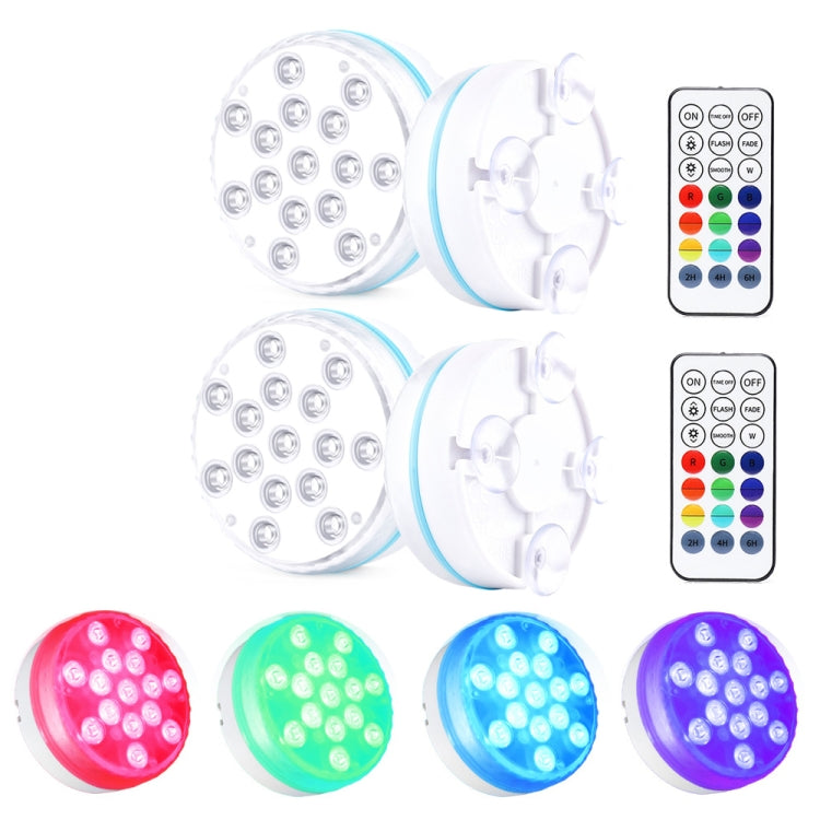 15 LEDs RF Remote Control Diving Light Magnetic Waterproof Pool Lamp, Spec: