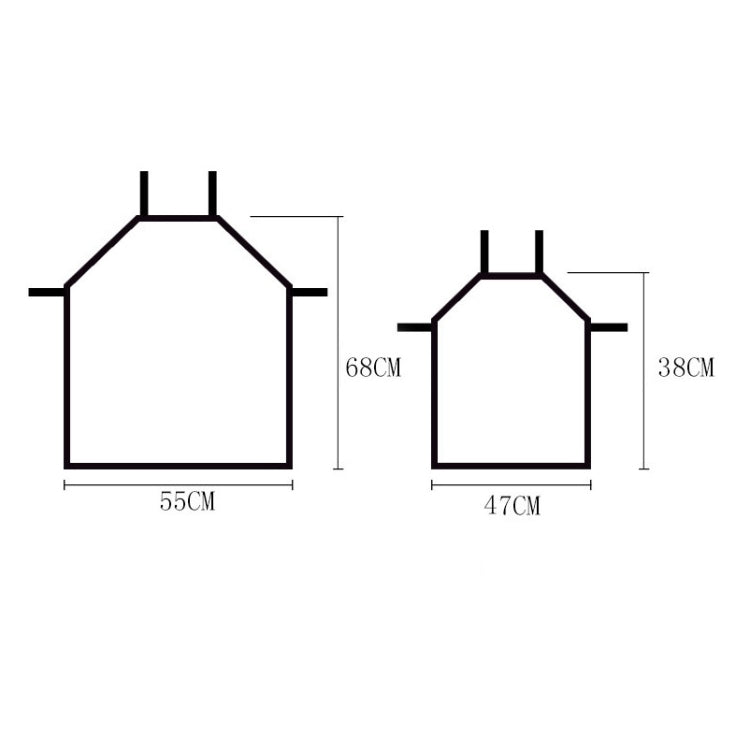 Fabric Linen Cleaning Apron Christmas Party Decoration Apron