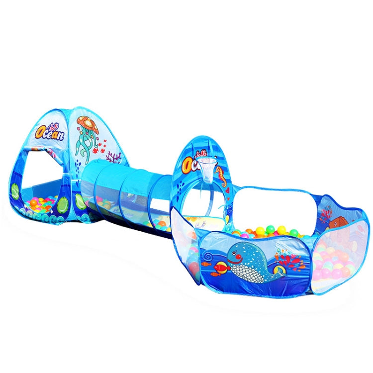 3 in 1 ZP01 Children Tent Play House Tunnel Foldable Shooting Ocean Ball Pool Toy