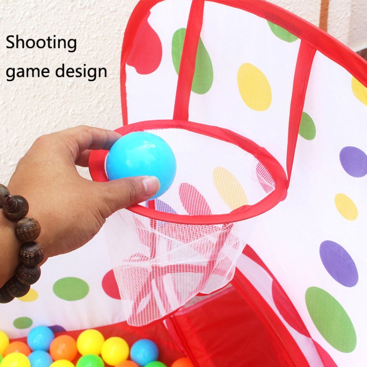 3 in 1 Children Tent Play House Tunnel Foldable Shooting Ocean Ball Pool Toy