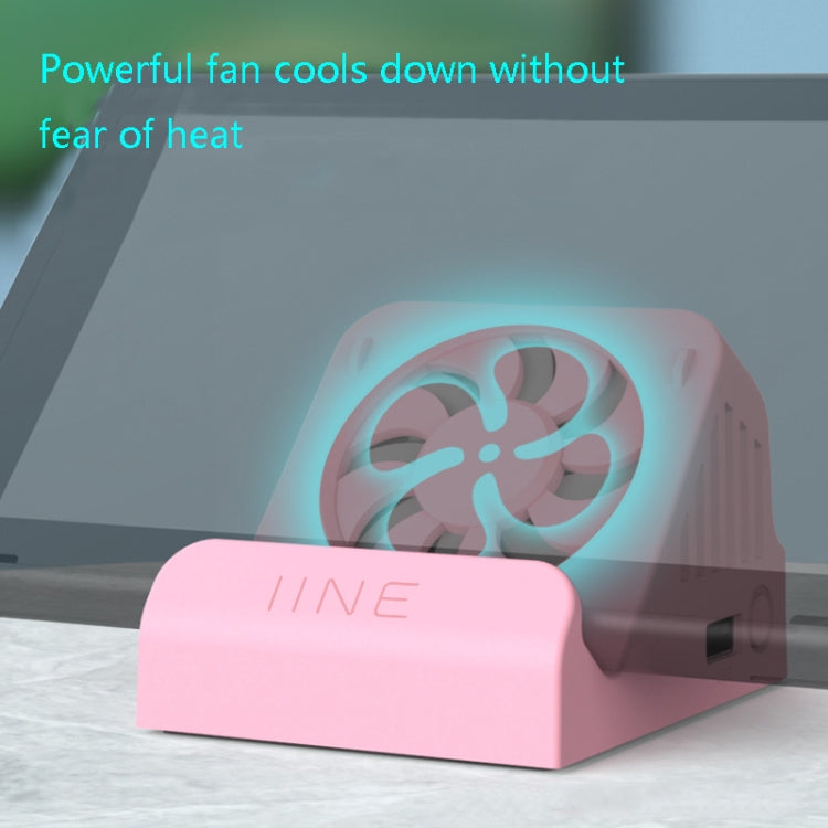 IINE Portable Video Conversion Base With Fan Cooling HDMI Video Converter For Nintendo Switch