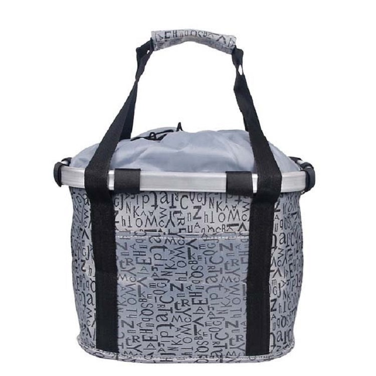 Bicycle Front Bag Basket Aluminum Alloy Foldable Basket