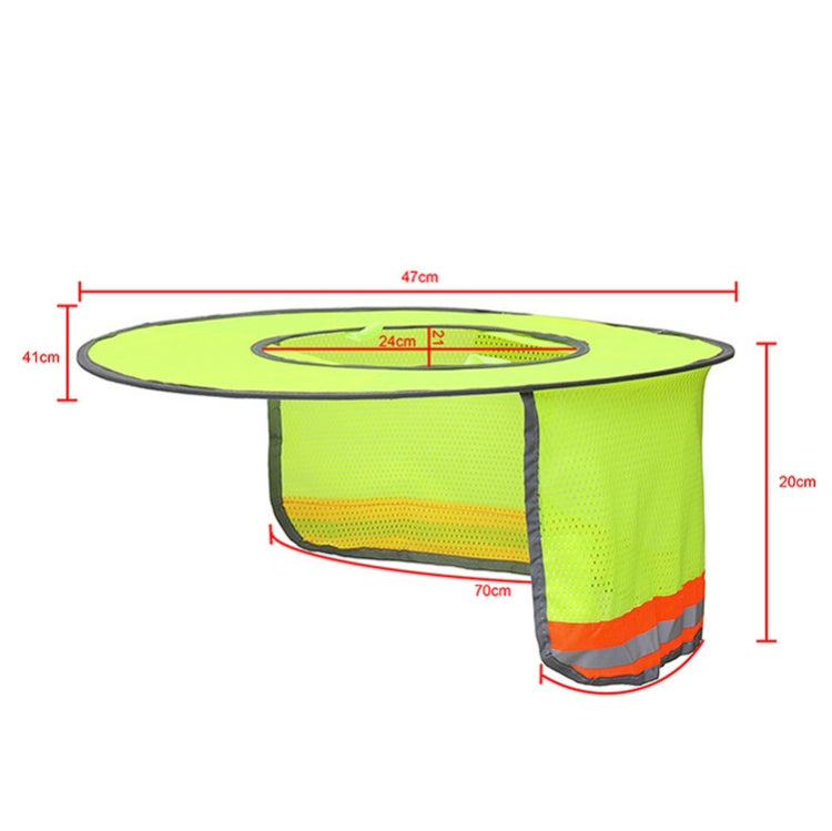 Construction Site Outdoor Construction Foldable Reflective Safety Sun Hat