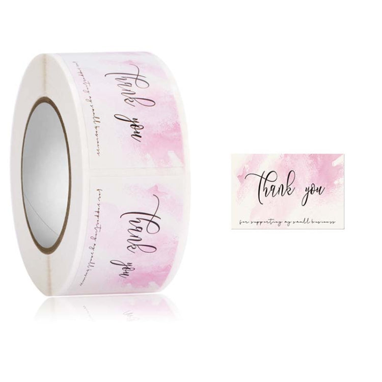 5 Rolls Thank You Label Seal Decoration Sticker