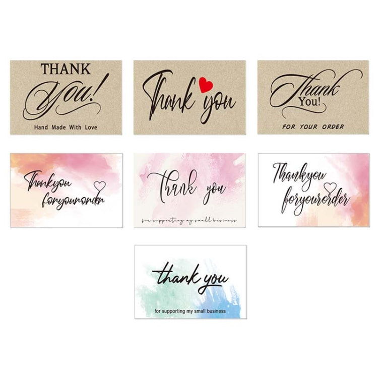 5 Rolls Thank You Label Seal Decoration Sticker