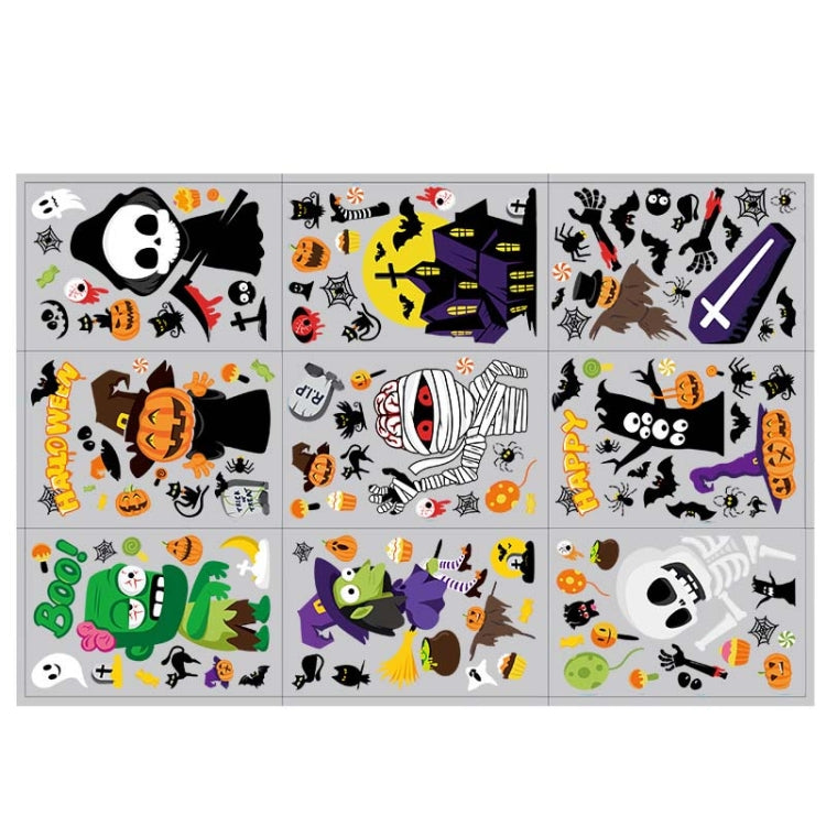 1 Sets SQ629 Halloween Electrostatic Window Stickers Party Decoration Glass Window Wall Double-Sided Stickers, Specification: 20x30cm