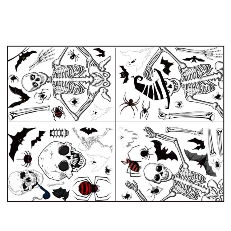 1 Sets SQ629 Halloween Electrostatic Window Stickers Party Decoration Glass Window Wall Double-Sided Stickers, Specification: 20x30cm