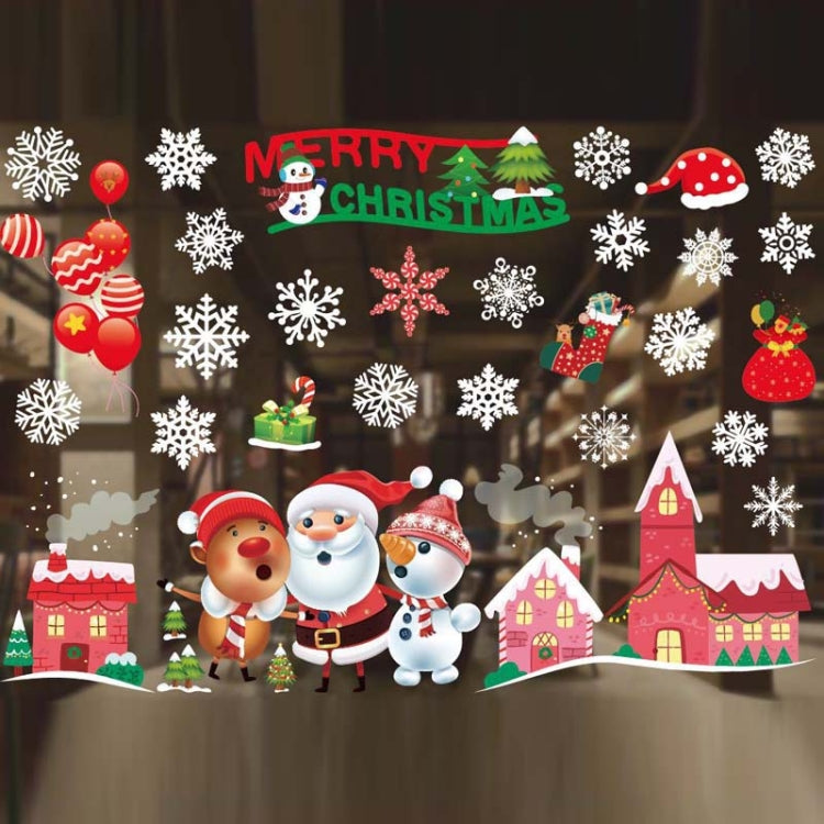 Christmas Decoration Window Stickers Wall Stickers Shopping Mall Supermarket Window Decoration