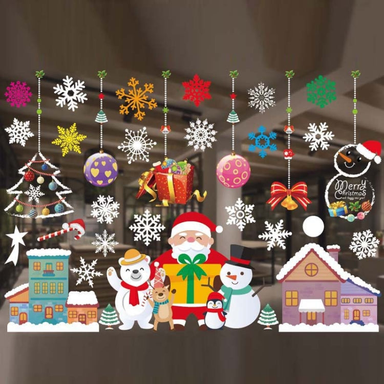Christmas Decoration Window Stickers Wall Stickers Shopping Mall Supermarket Window Decoration