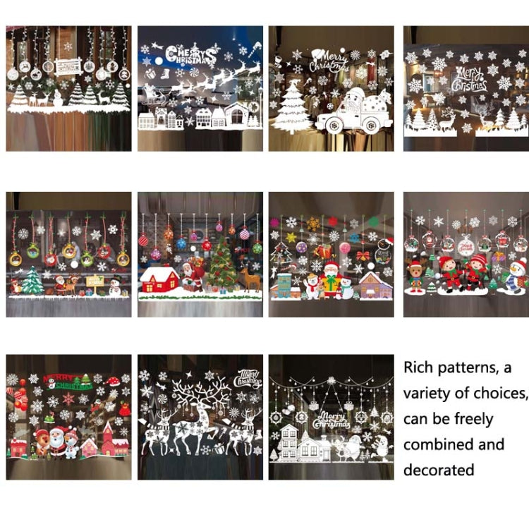 Christmas Decoration Window Stickers Wall Stickers Shopping Mall Supermarket Window Decoration