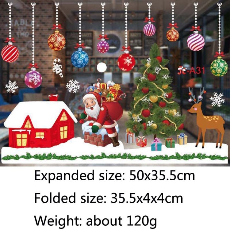 Christmas Decoration Window Stickers Wall Stickers Shopping Mall Supermarket Window Decoration