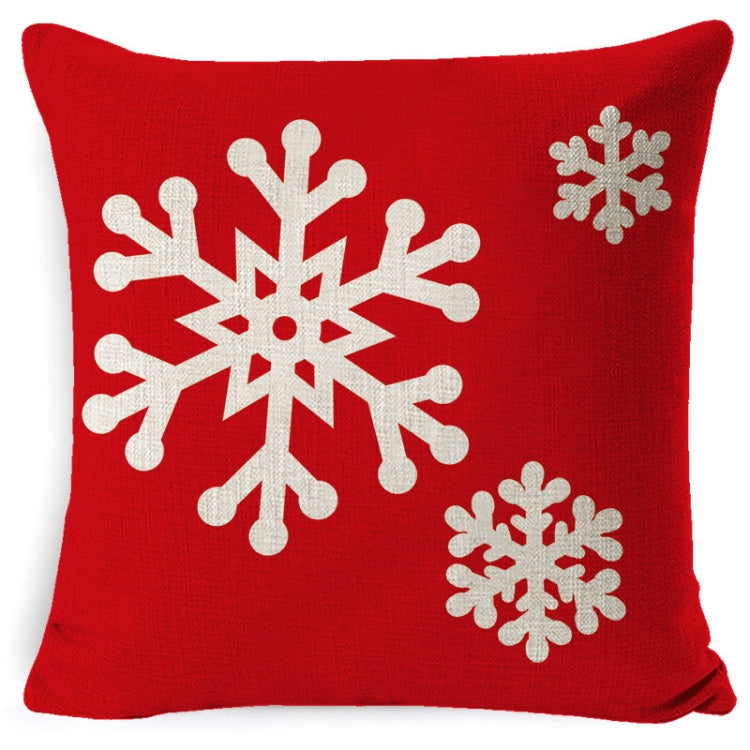 Christmas Linen Red Hug Pillowcase Without Pillow Core