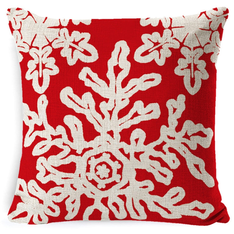 Christmas Linen Red Hug Pillowcase Without Pillow Core