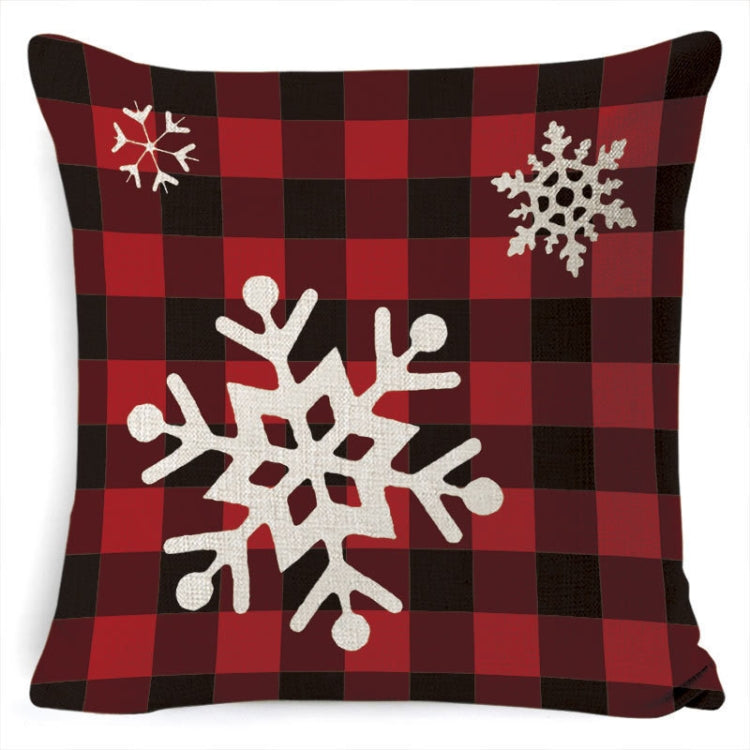 Christmas Decoration Linen Pillowcase Without Pillow Core