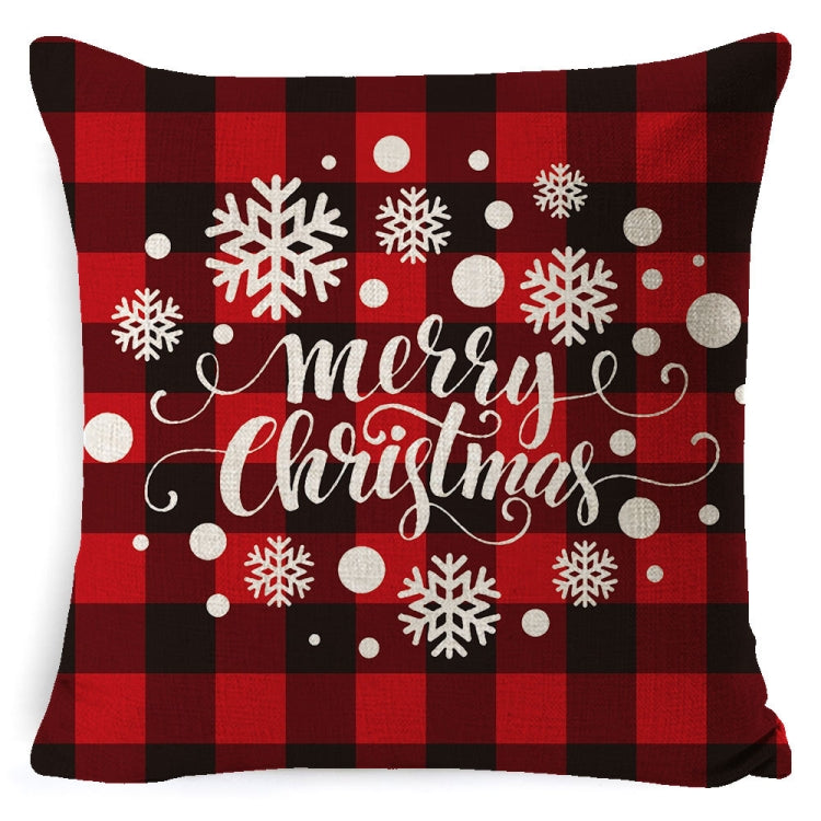 Christmas Decoration Linen Pillowcase Without Pillow Core