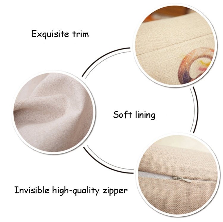 Christmas Decoration Linen Pillowcase Without Pillow Core