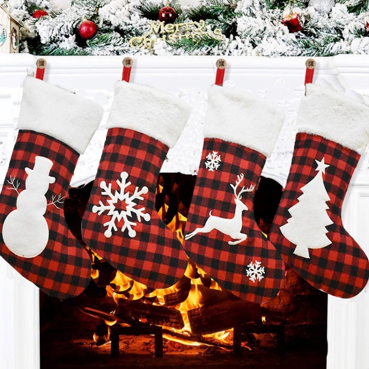 Christmas Decoration Socks Children Gift Candy Bag