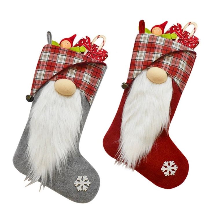 Christmas Sock Decoration Pendant Children Gift Christmas Tree Candy Bag