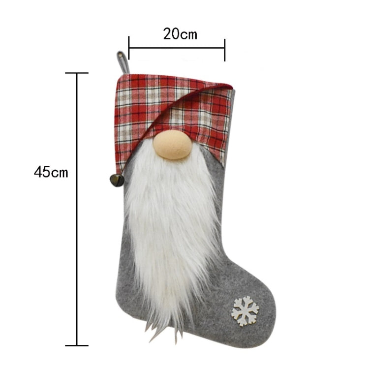 Christmas Sock Decoration Pendant Children Gift Christmas Tree Candy Bag