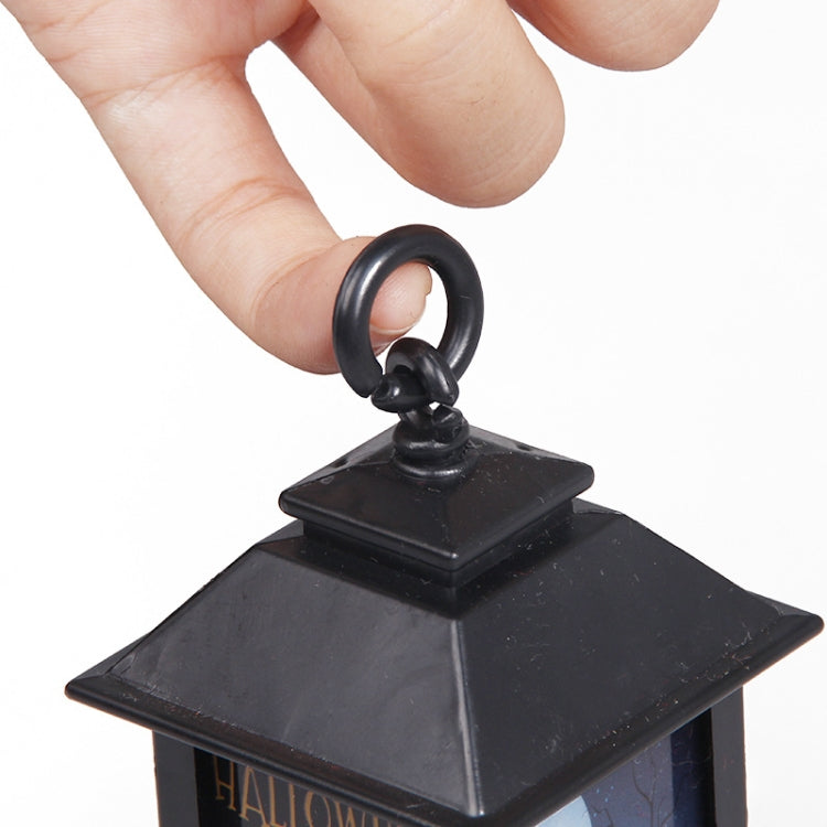 4 PCS Halloween Window Decoration Props Fecoration Small Oil Lamp Wind Lamp Luminous Ornaments