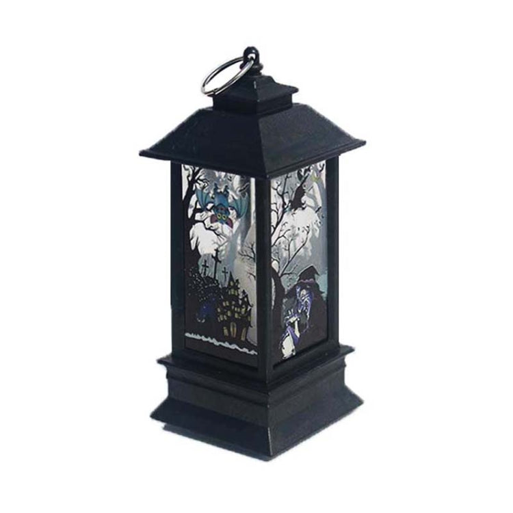 2 PCS Halloween Decoration Props LED Portable Small Wind Lantern
