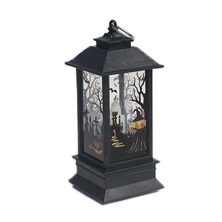 2 PCS Halloween Decoration Props LED Portable Small Wind Lantern