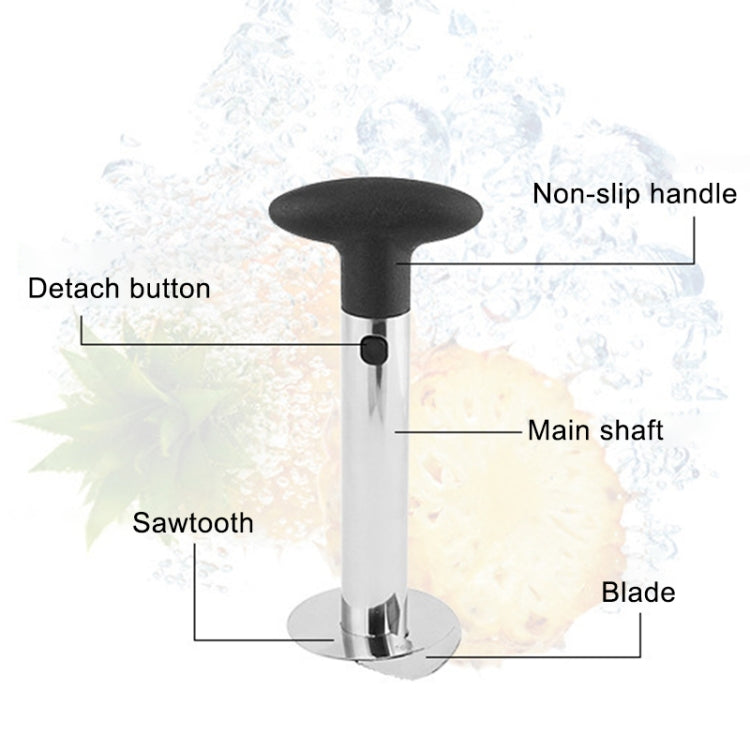 2 PCS Stainless Steel Pineapple Peeler Slicers Fruit Cutter Kitchen Tools