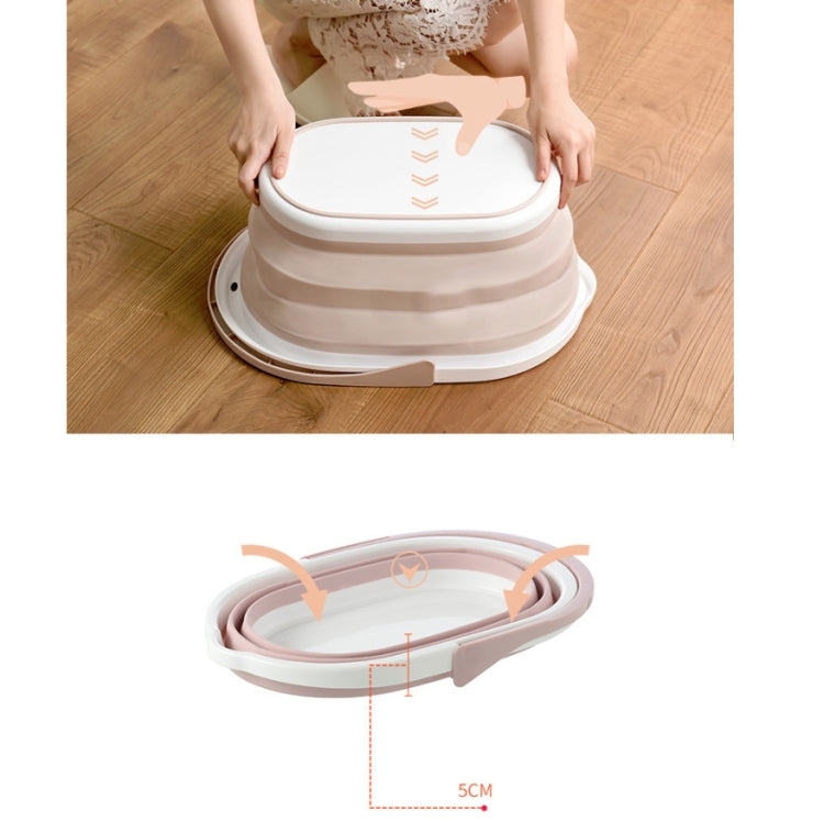 Rectangle Mop Cleaning Bucket For Household Foldable Mop Bucket