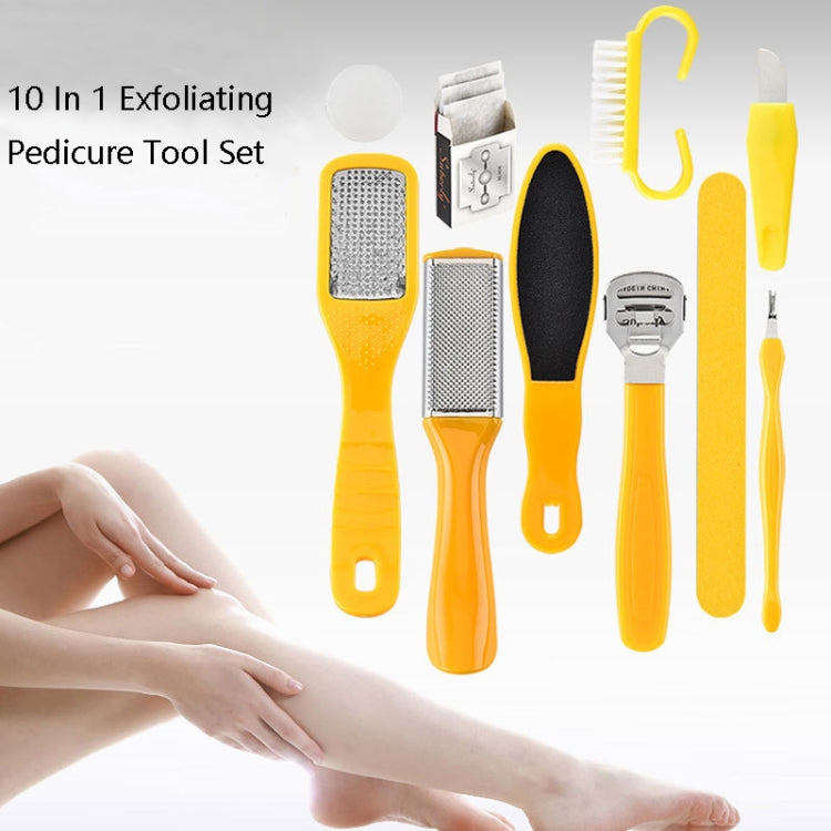 10 In 1 Exfoliating Pedicure Tool Set Pedicure Tools